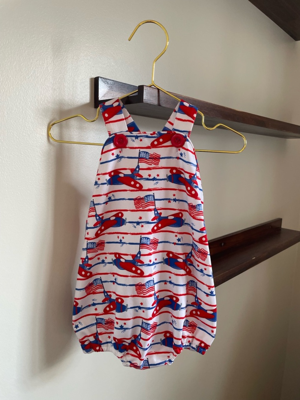 Cecil and Lou Patriotic Red, White & Blue Bubble